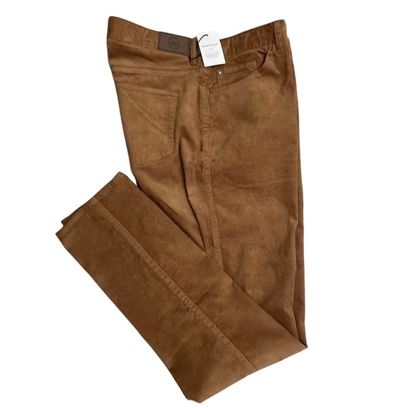 Peter Millar Superior Soft Corduroy Five Pocket Pant Gumsole 38 NWT Retail $170 - Picture 3 of 9